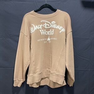 Disney Tan and White Knit Top